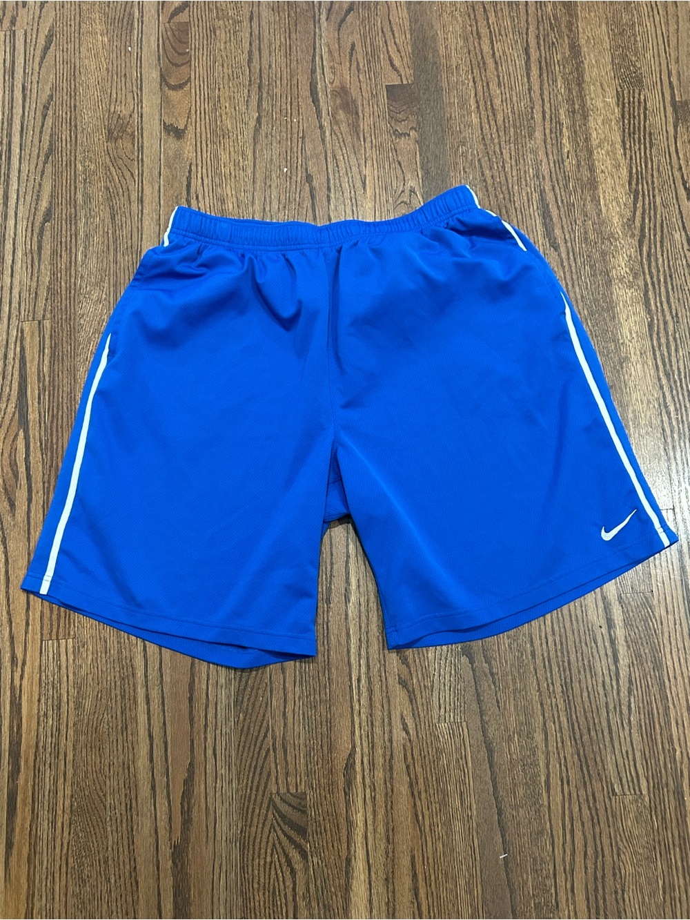 Nike Men’s XXL Blue Athletic Training Shorts Embroidered Swoosh